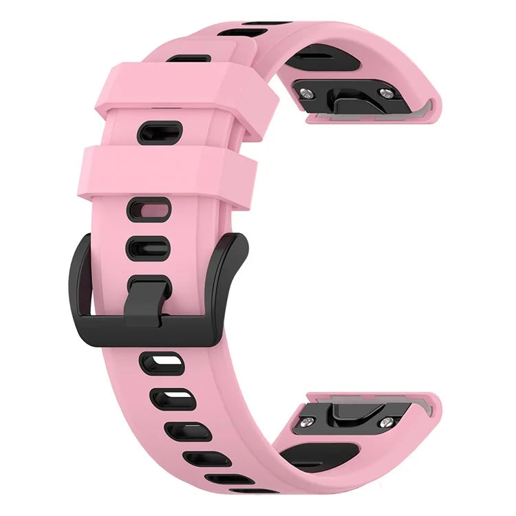 KALEBOL KLB-SSPWGJ-001 For Garmin Fenix 7X / 7X Pro / QuickFit Watchband 26mm Silicone Watch Strap