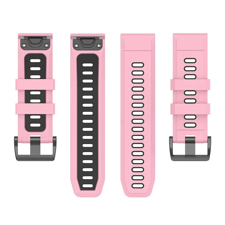 KALEBOL KLB-SSPWGJ-001 For Garmin Fenix 7X / 7X Pro / QuickFit Watchband 26mm Silicone Watch Strap