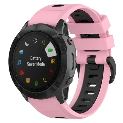 KALEBOL KLB-SSPWGJ-001 For Garmin Fenix 7X / 7X Pro / QuickFit Watchband 26mm Silicone Watch Strap