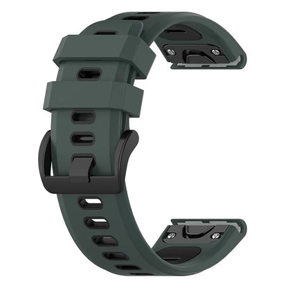 KALEBOL KLB-SSPWGJ-001 For Garmin Fenix 7X / 7X Pro / QuickFit Watchband 26mm Silicone Watch Strap