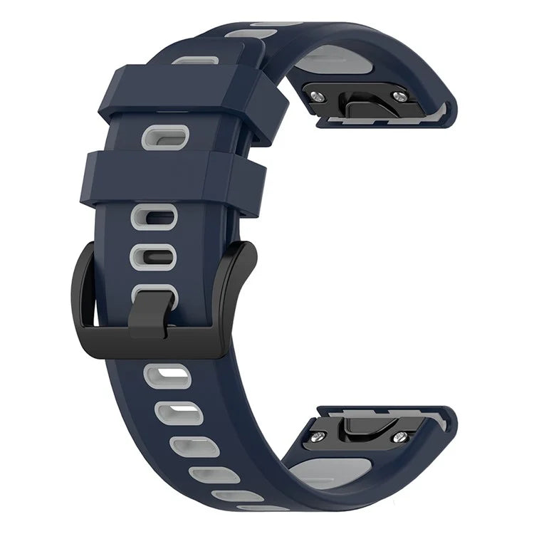 KALEBOL KLB-SSPWGJ-001 For Garmin Fenix 7X / 7X Pro / QuickFit Watchband 26mm Silicone Watch Strap