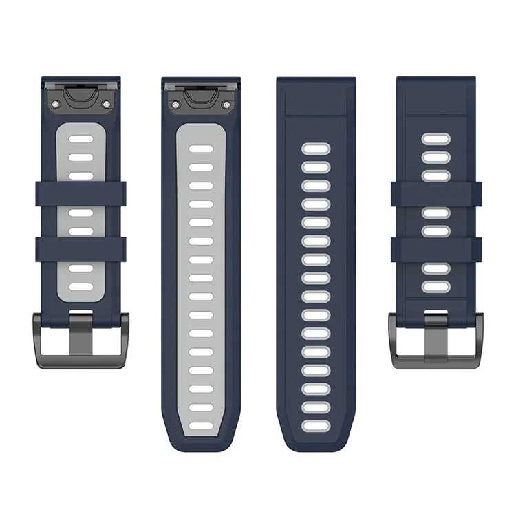 KALEBOL KLB-SSPWGJ-001 For Garmin Fenix 7X / 7X Pro / QuickFit Watchband 26mm Silicone Watch Strap