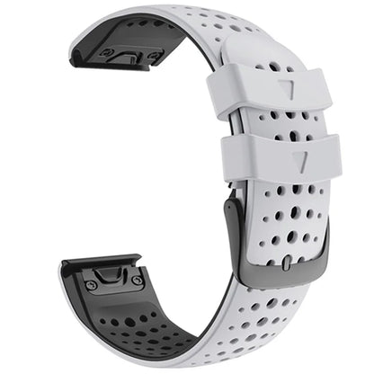 KALEBOL KLB-SSPWGJ-001 For Garmin Fenix 6X / Fenix 7X / Instinct 2X Watchband QuickFit 26mm Silicone Watch Bracelet