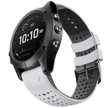 KALEBOL KLB-SSPWGJ-001 For Garmin Fenix 6X / Fenix 7X / Instinct 2X Watchband QuickFit 26mm Silicone Watch Bracelet