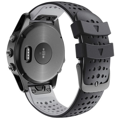 KALEBOL KLB-SSPWGJ-001 For Garmin Fenix 6X / Fenix 7X / Instinct 2X Watchband QuickFit 26mm Silicone Watch Bracelet