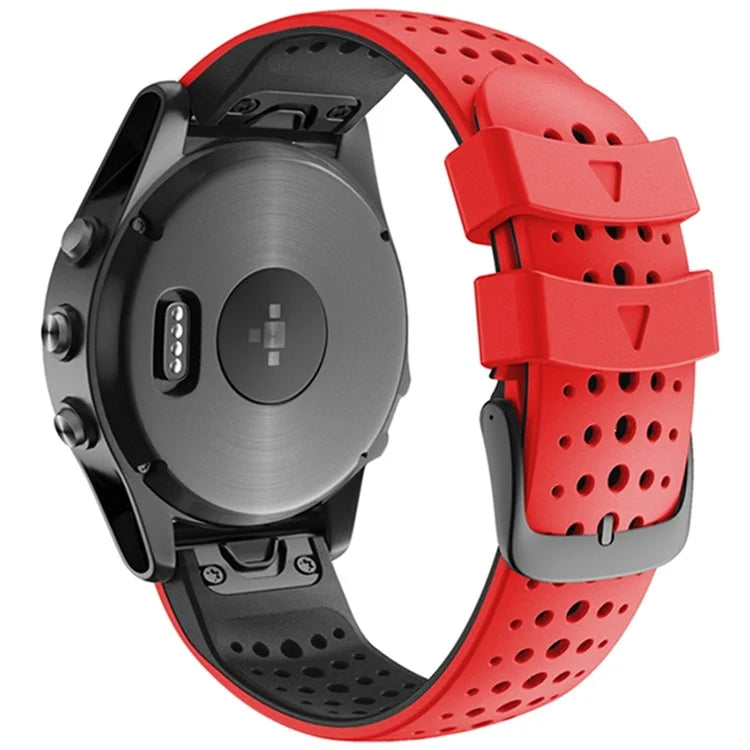 KALEBOL KLB-SSPWGJ-001 For Garmin Fenix 6X / Fenix 7X / Instinct 2X Watchband QuickFit 26mm Silicone Watch Bracelet