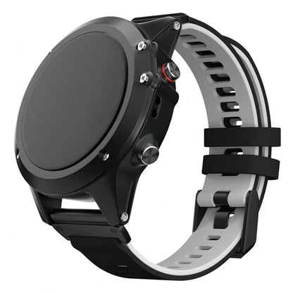 KALEBOL KLB-SSSCGJ-001 For Garmin Fenix 7  /  7 Pro Watch Bracelet QuickFit 22mm Strap with Dual Color Design