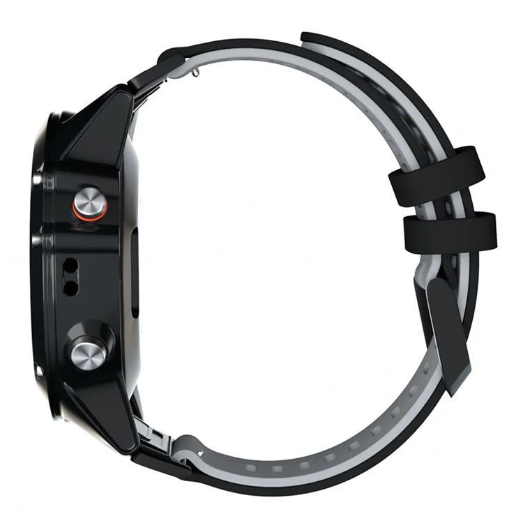 KALEBOL KLB-SSSCGJ-001 For Garmin Fenix 7  /  7 Pro Watch Bracelet QuickFit 22mm Strap with Dual Color Design