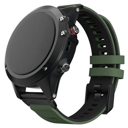 KALEBOL KLB-SSSCGJ-001 For Garmin Fenix 7  /  7 Pro Watch Bracelet QuickFit 22mm Strap with Dual Color Design