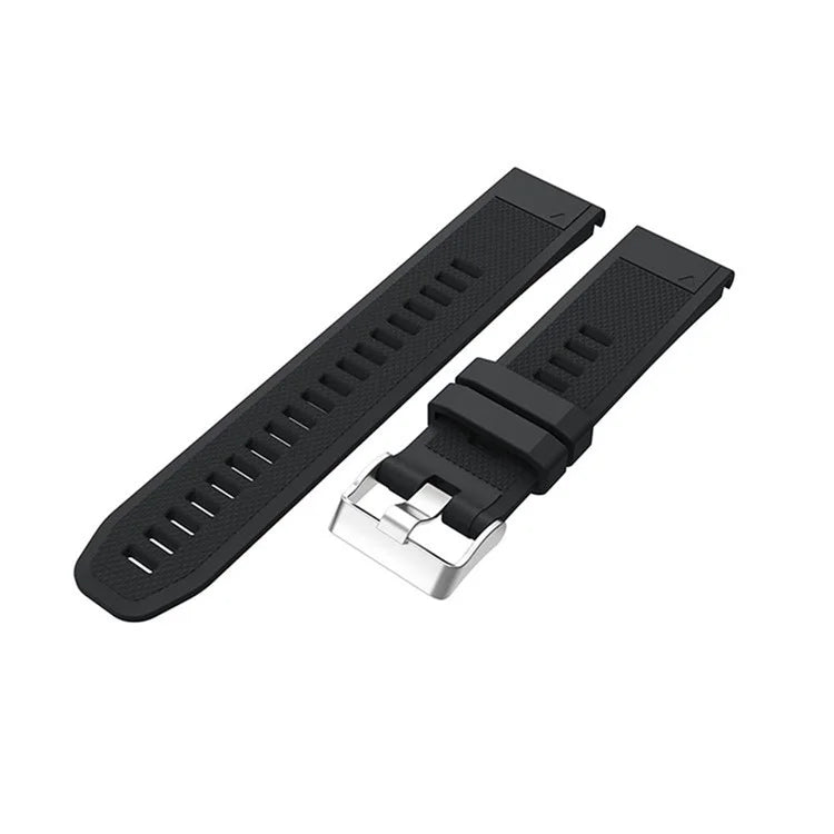 KALEBOL KLB-LWGJ-001 For Garmin Fenix 7  /  7 Pro Watch Bracelet QuickFit 22mm Strap with Grid Texture
