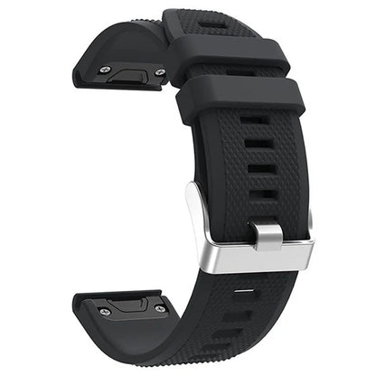 KALEBOL KLB-LWGJ-001 For Garmin Fenix 7  /  7 Pro Watch Bracelet QuickFit 22mm Strap with Grid Texture