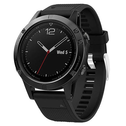 KALEBOL KLB-LWGJ-001 For Garmin Fenix 7  /  7 Pro Watch Bracelet QuickFit 22mm Strap with Grid Texture