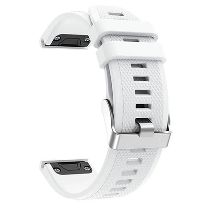 KALEBOL KLB-LWGJ-001 For Garmin Fenix 7  /  7 Pro Watch Bracelet QuickFit 22mm Strap with Grid Texture