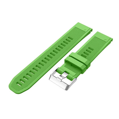 KALEBOL KLB-LWGJ-001 For Garmin Fenix 7  /  7 Pro Watch Bracelet QuickFit 22mm Strap with Grid Texture