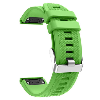 KALEBOL KLB-LWGJ-001 For Garmin Fenix 7  /  7 Pro Watch Bracelet QuickFit 22mm Strap with Grid Texture