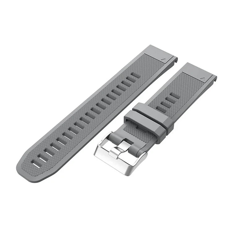 KALEBOL KLB-LWGJ-001 For Garmin Fenix 7  /  7 Pro Watch Bracelet QuickFit 22mm Strap with Grid Texture