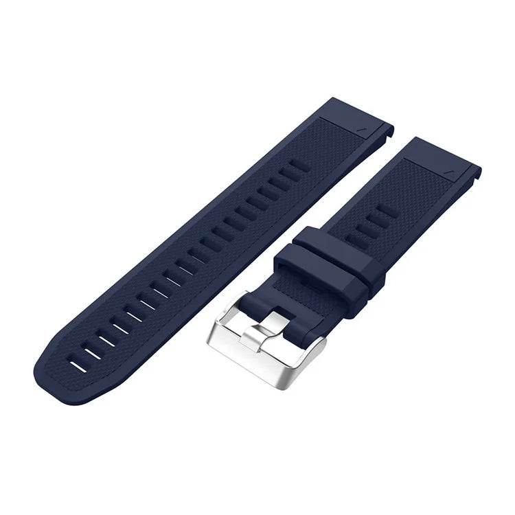 KALEBOL KLB-LWGJ-001 For Garmin Fenix 7  /  7 Pro Watch Bracelet QuickFit 22mm Strap with Grid Texture