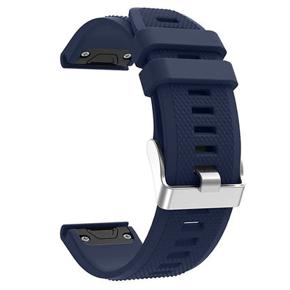 KALEBOL KLB-LWGJ-001 For Garmin Fenix 7  /  7 Pro Watch Bracelet QuickFit 22mm Strap with Grid Texture
