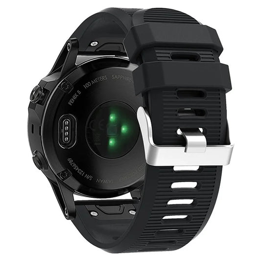 KALEBO LKLB-HWGJ-001 For Garmin Fenix 6X / Fenix 7X / Instinct 2X Smart Watch Band QuickFit 26mm Silicone Strap