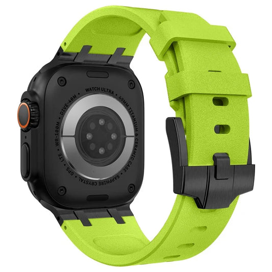 KALEBOL For Apple Watch Ultra 2 Ultra 49mm / Series 9 8 7 45mm / 6 5 4 SE (2022) SE (2023) SE 44mm / 3 2 1 42mm Silicone Band
