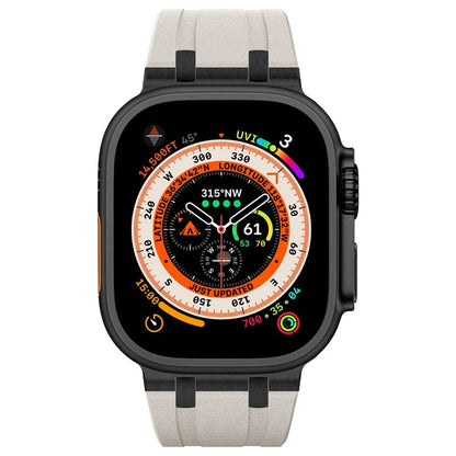 KALEBOL For Apple Watch Ultra 2 Ultra 49mm / Series 9 8 7 45mm / 6 5 4 SE (2022) SE (2023) SE 44mm / 3 2 1 42mm Silicone Band
