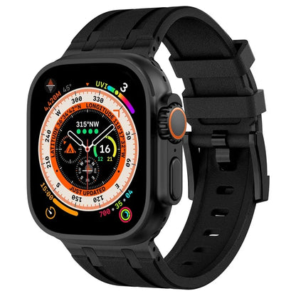 KALEBOL For Apple Watch Ultra 2 Ultra 49mm / Series 9 8 7 45mm / 6 5 4 SE (2022) SE (2023) SE 44mm / 3 2 1 42mm Silicone Band