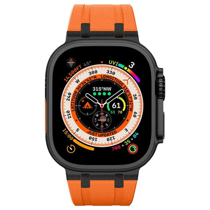 KALEBOL For Apple Watch Ultra 2 Ultra 49mm / Series 9 8 7 45mm / 6 5 4 SE (2022) SE (2023) SE 44mm / 3 2 1 42mm Silicone Band