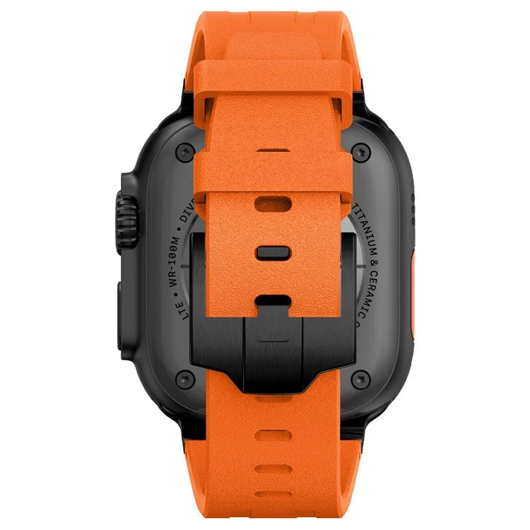 KALEBOL For Apple Watch Ultra 2 Ultra 49mm / Series 9 8 7 45mm / 6 5 4 SE (2022) SE (2023) SE 44mm / 3 2 1 42mm Silicone Band
