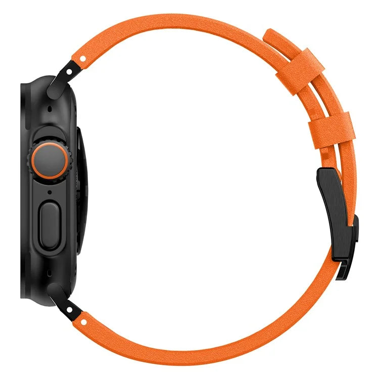 KALEBOL For Apple Watch Ultra 2 Ultra 49mm / Series 9 8 7 45mm / 6 5 4 SE (2022) SE (2023) SE 44mm / 3 2 1 42mm Silicone Band