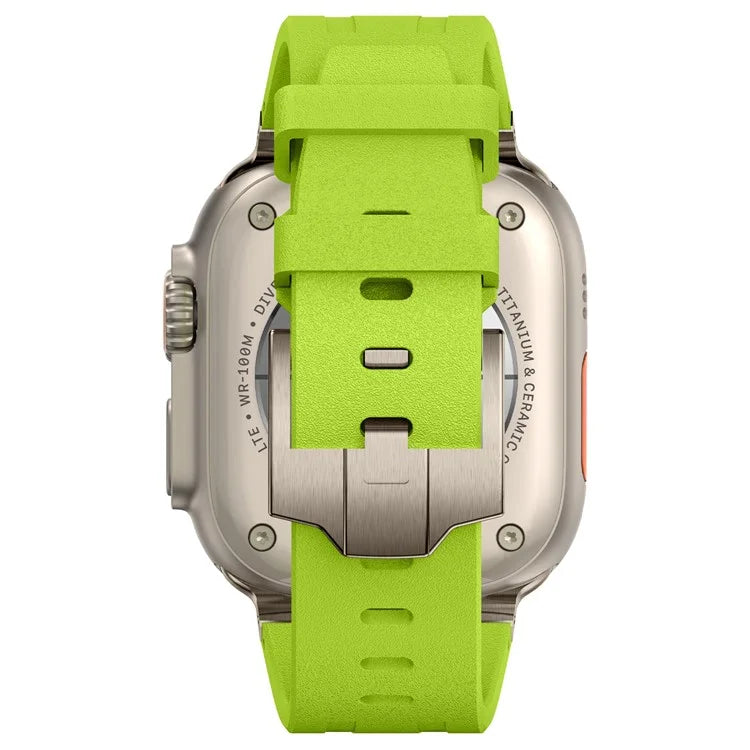 KALEBOL For Apple Watch Ultra 2 Ultra 49mm / Series 9 8 7 45mm / 6 5 4 SE (2022) SE (2023) SE 44mm / 3 2 1 42mm Silicone Band