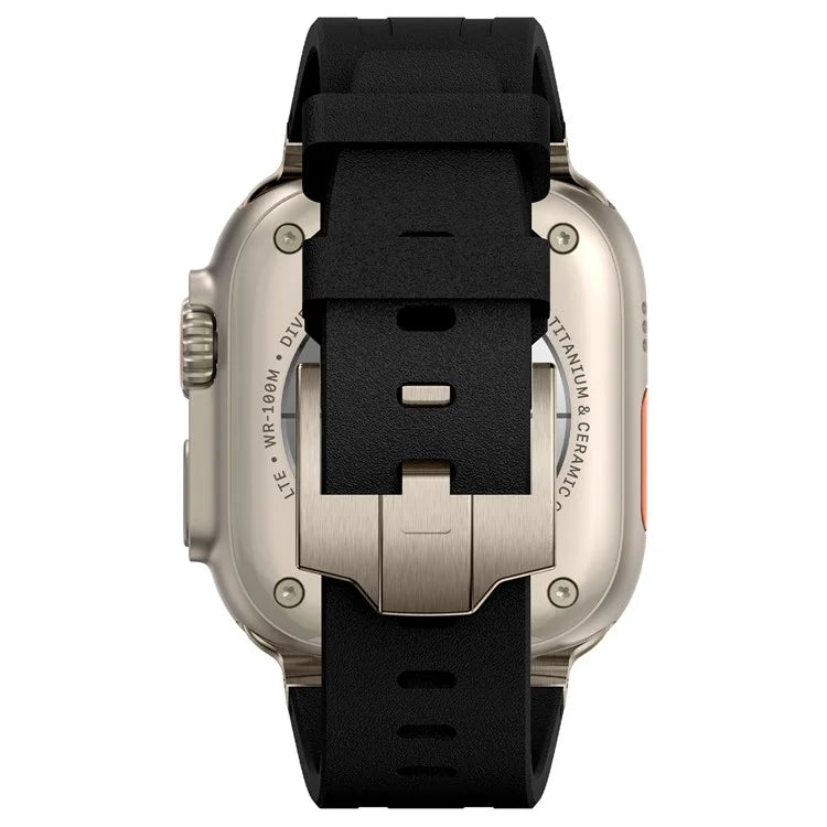 KALEBOL For Apple Watch Ultra 2 Ultra 49mm / Series 9 8 7 45mm / 6 5 4 SE (2022) SE (2023) SE 44mm / 3 2 1 42mm Silicone Band