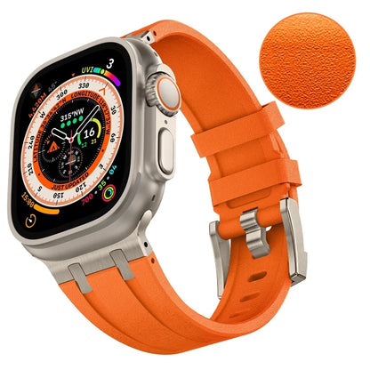 KALEBOL For Apple Watch Ultra 2 Ultra 49mm / Series 9 8 7 45mm / 6 5 4 SE (2022) SE (2023) SE 44mm / 3 2 1 42mm Silicone Band
