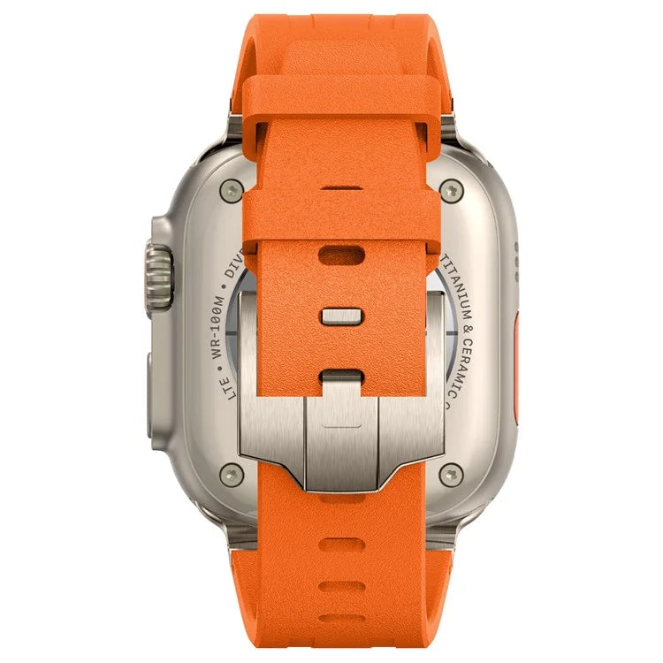 KALEBOL For Apple Watch Ultra 2 Ultra 49mm / Series 9 8 7 45mm / 6 5 4 SE (2022) SE (2023) SE 44mm / 3 2 1 42mm Silicone Band