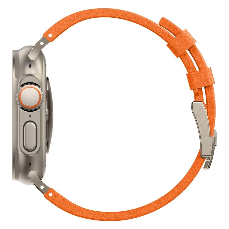 KALEBOL For Apple Watch Ultra 2 Ultra 49mm / Series 9 8 7 45mm / 6 5 4 SE (2022) SE (2023) SE 44mm / 3 2 1 42mm Silicone Band