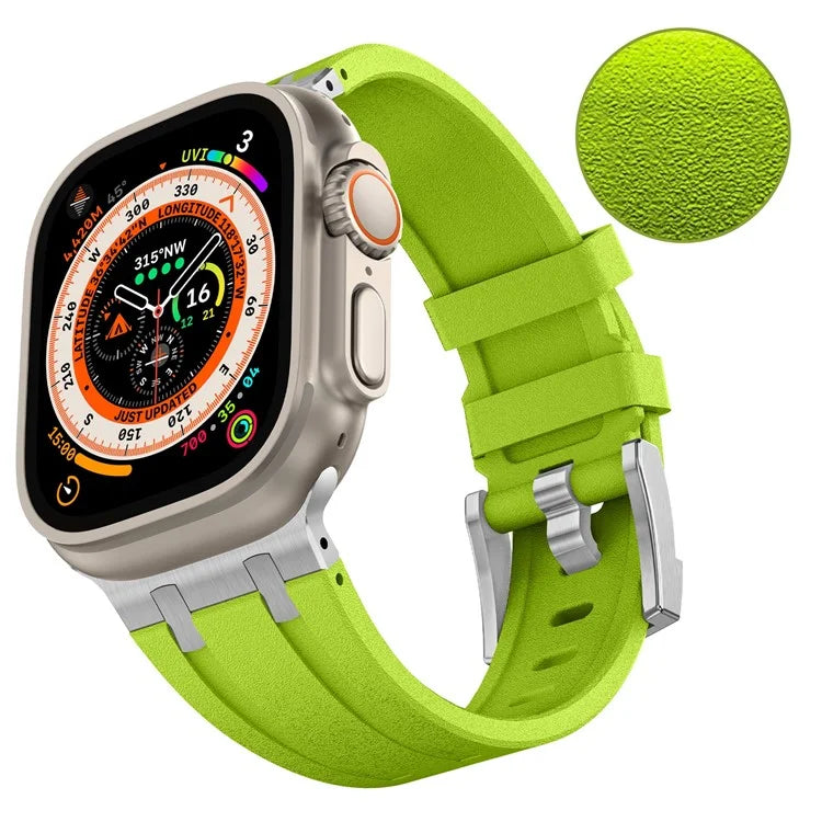 KALEBOL For Apple Watch Ultra 2 Ultra 49mm / Series 9 8 7 45mm / 6 5 4 SE (2022) SE (2023) SE 44mm / 3 2 1 42mm Silicone Band