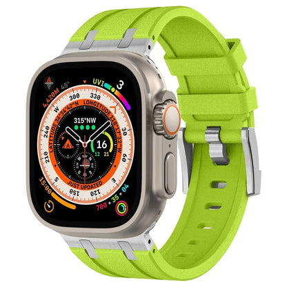 KALEBOL For Apple Watch Ultra 2 Ultra 49mm / Series 9 8 7 45mm / 6 5 4 SE (2022) SE (2023) SE 44mm / 3 2 1 42mm Silicone Band