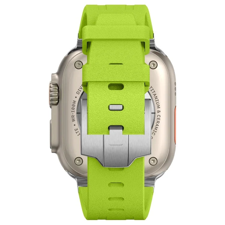 KALEBOL For Apple Watch Ultra 2 Ultra 49mm / Series 9 8 7 45mm / 6 5 4 SE (2022) SE (2023) SE 44mm / 3 2 1 42mm Silicone Band