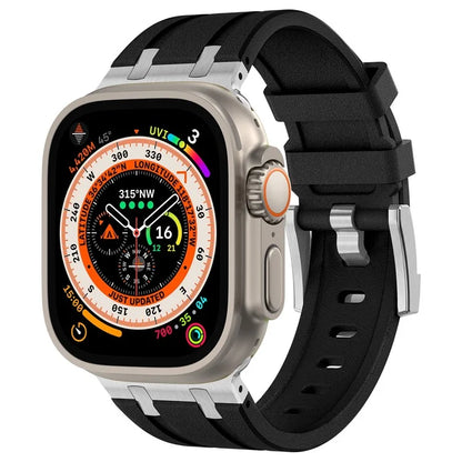 KALEBOL For Apple Watch Ultra 2 Ultra 49mm / Series 9 8 7 45mm / 6 5 4 SE (2022) SE (2023) SE 44mm / 3 2 1 42mm Silicone Band
