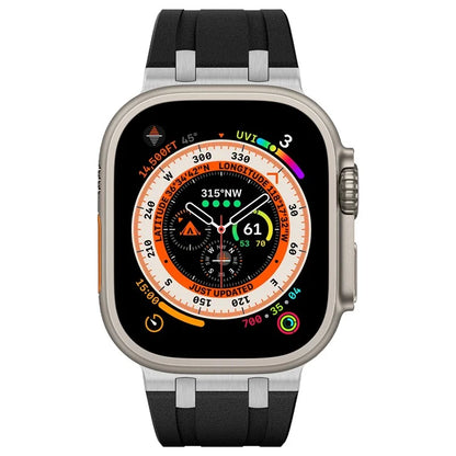 KALEBOL For Apple Watch Ultra 2 Ultra 49mm / Series 9 8 7 45mm / 6 5 4 SE (2022) SE (2023) SE 44mm / 3 2 1 42mm Silicone Band
