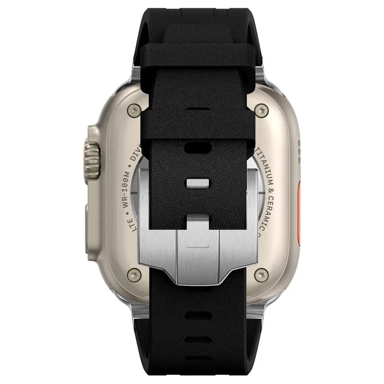 KALEBOL For Apple Watch Ultra 2 Ultra 49mm / Series 9 8 7 45mm / 6 5 4 SE (2022) SE (2023) SE 44mm / 3 2 1 42mm Silicone Band