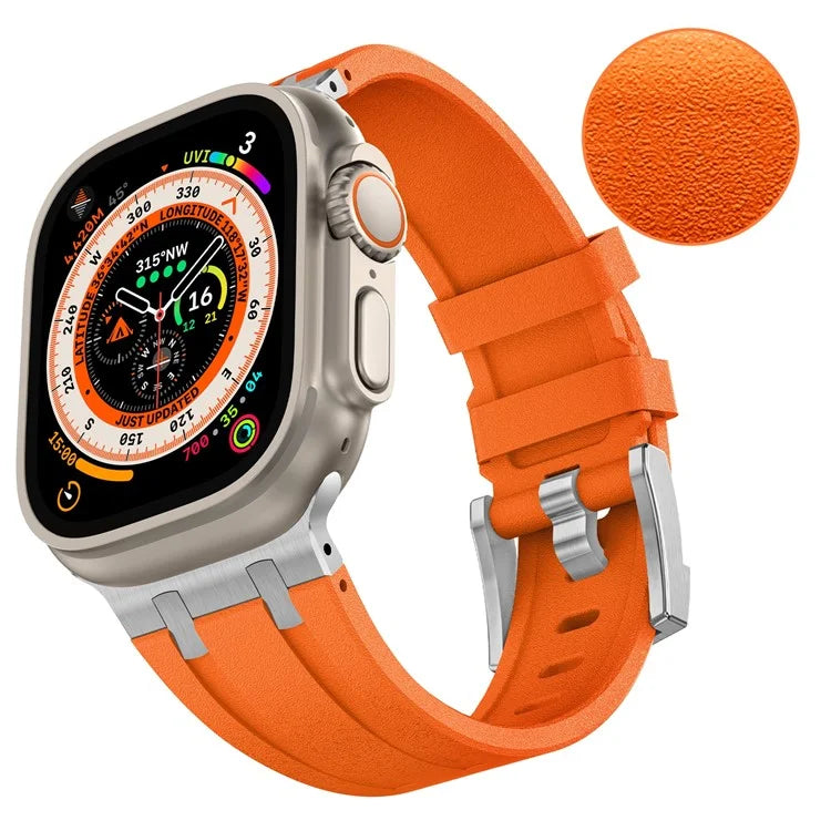KALEBOL For Apple Watch Ultra 2 Ultra 49mm / Series 9 8 7 45mm / 6 5 4 SE (2022) SE (2023) SE 44mm / 3 2 1 42mm Silicone Band