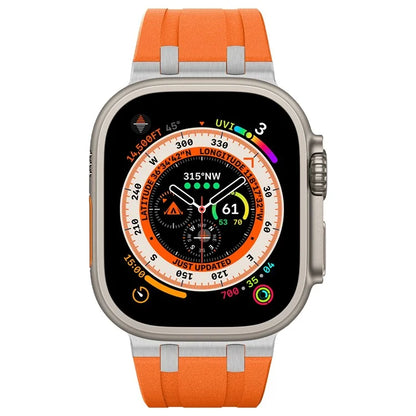 KALEBOL For Apple Watch Ultra 2 Ultra 49mm / Series 9 8 7 45mm / 6 5 4 SE (2022) SE (2023) SE 44mm / 3 2 1 42mm Silicone Band