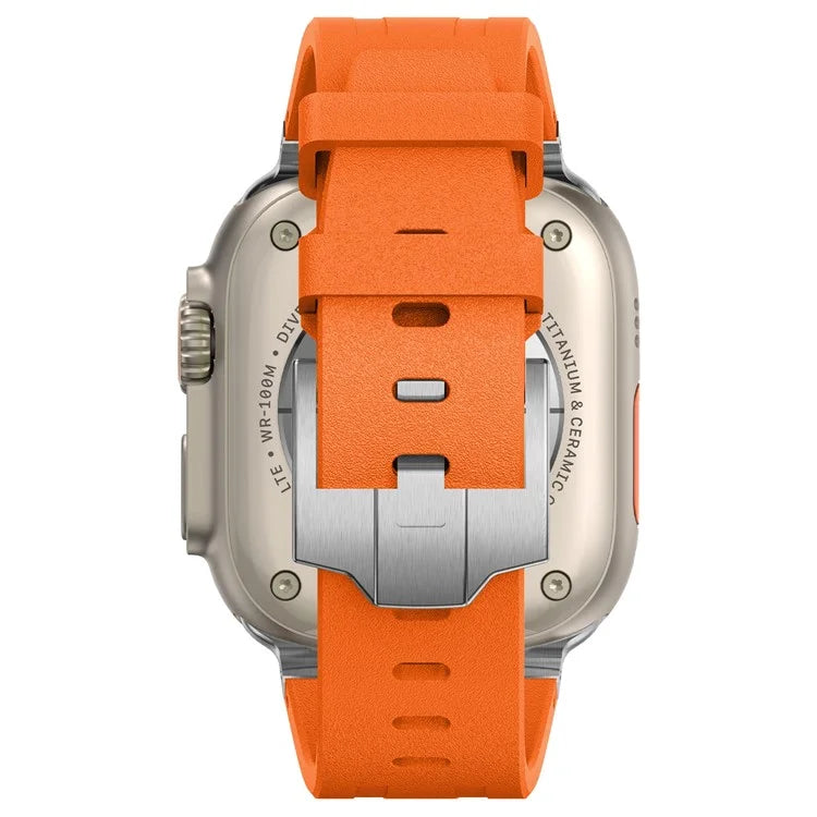 KALEBOL For Apple Watch Ultra 2 Ultra 49mm / Series 9 8 7 45mm / 6 5 4 SE (2022) SE (2023) SE 44mm / 3 2 1 42mm Silicone Band
