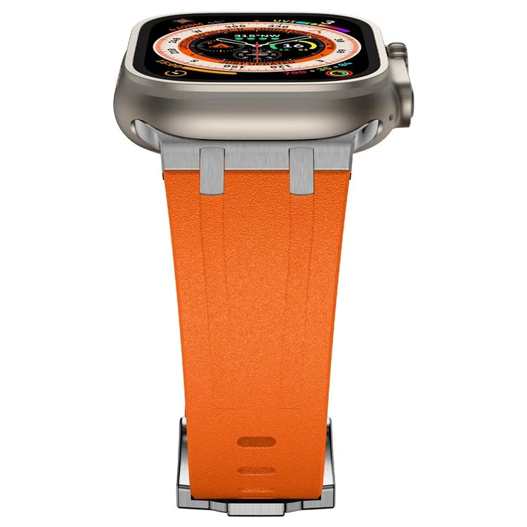 KALEBOL For Apple Watch Ultra 2 Ultra 49mm / Series 9 8 7 45mm / 6 5 4 SE (2022) SE (2023) SE 44mm / 3 2 1 42mm Silicone Band