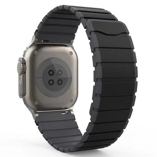 KALEBOL KLB-SSCXGJ-001 Strap for Apple Watch Series 9 8 7 41mm / 6 5 4 SE (2022) SE (2023) SE 40mm / 3 2 1 38mm Magnetic Silicone Band