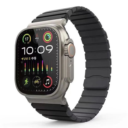 KALEBOL KLB-SSCXGJ-001 Strap for Apple Watch Series 9 8 7 41mm / 6 5 4 SE (2022) SE (2023) SE 40mm / 3 2 1 38mm Magnetic Silicone Band