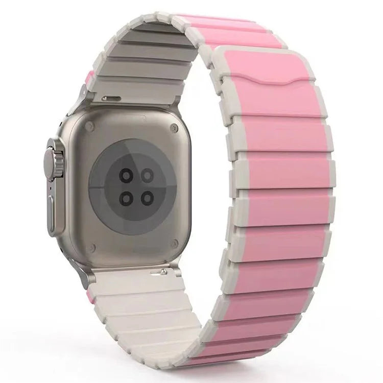 KALEBOL KLB-SSCXGJ-001 Strap for Apple Watch Series 9 8 7 41mm / 6 5 4 SE (2022) SE (2023) SE 40mm / 3 2 1 38mm Magnetic Silicone Band