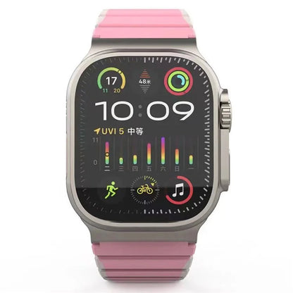 KALEBOL KLB-SSCXGJ-001 Strap for Apple Watch Series 9 8 7 41mm / 6 5 4 SE (2022) SE (2023) SE 40mm / 3 2 1 38mm Magnetic Silicone Band