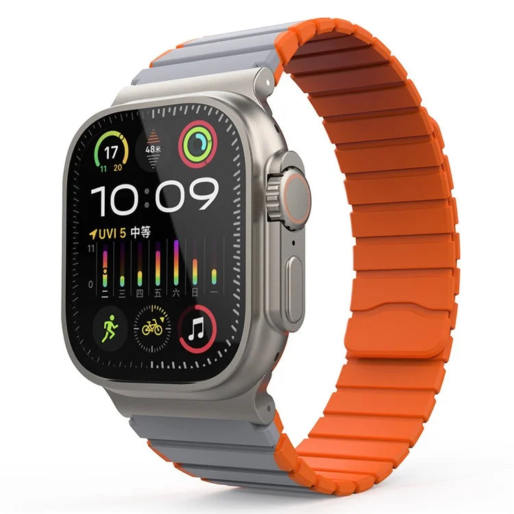 KALEBOL KLB-SSCXGJ-001 Strap for Apple Watch Series 9 8 7 41mm / 6 5 4 SE (2022) SE (2023) SE 40mm / 3 2 1 38mm Magnetic Silicone Band