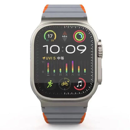 KALEBOL KLB-SSCXGJ-001 Strap for Apple Watch Series 9 8 7 41mm / 6 5 4 SE (2022) SE (2023) SE 40mm / 3 2 1 38mm Magnetic Silicone Band